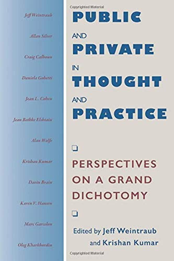 Public and Private in Thought and Practice